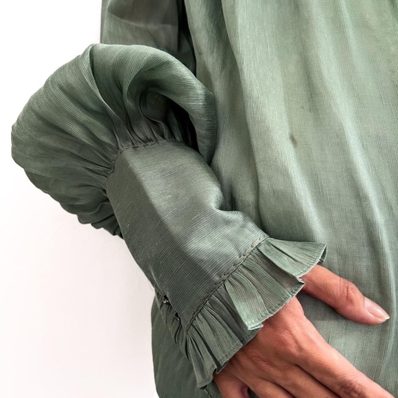 AJE Idealist Shirt • Dusty Sage • RRP $295 Tags attached NEVER WORN - Picture 5 of 10